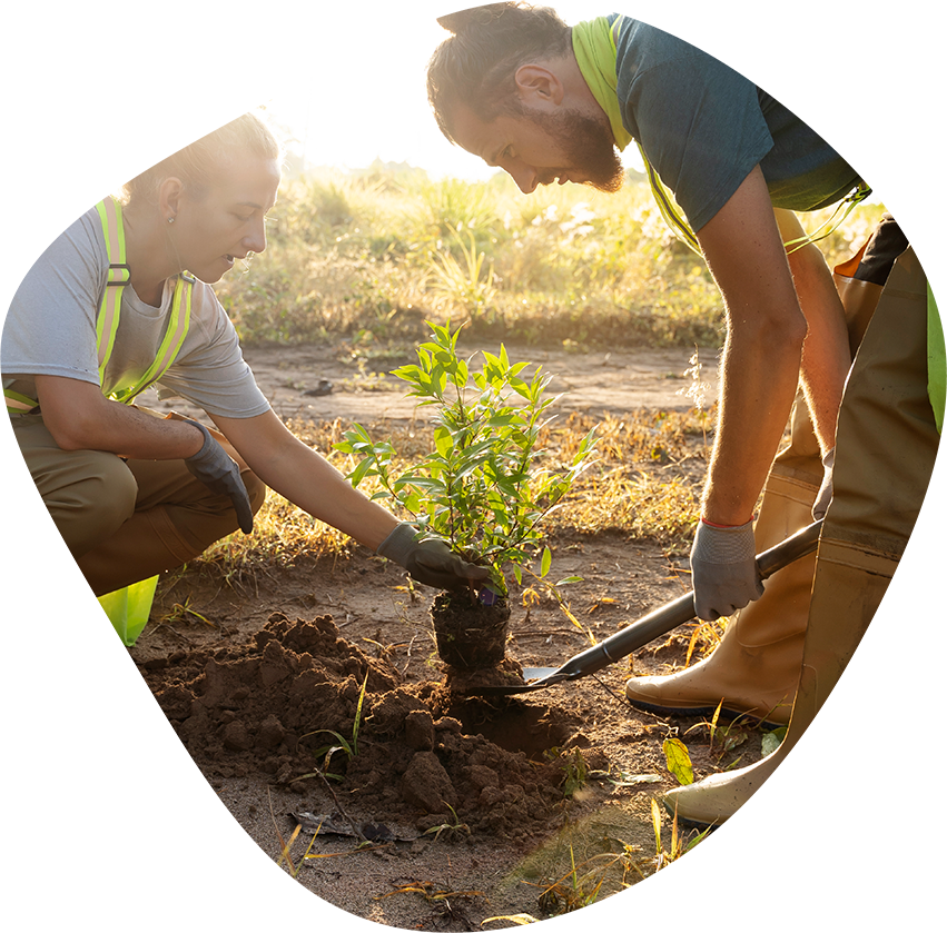 We planten bomen